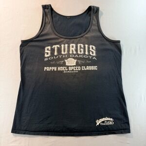 Sturgis South Dakota Pappy Hoel Speed Classic Tank Top American Flat Track‎